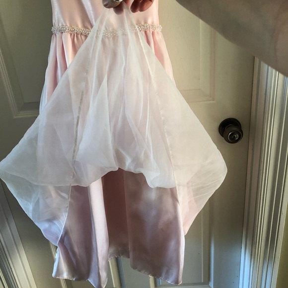 Girls junior brides maid or flower girl dress - Picture 3 of 8